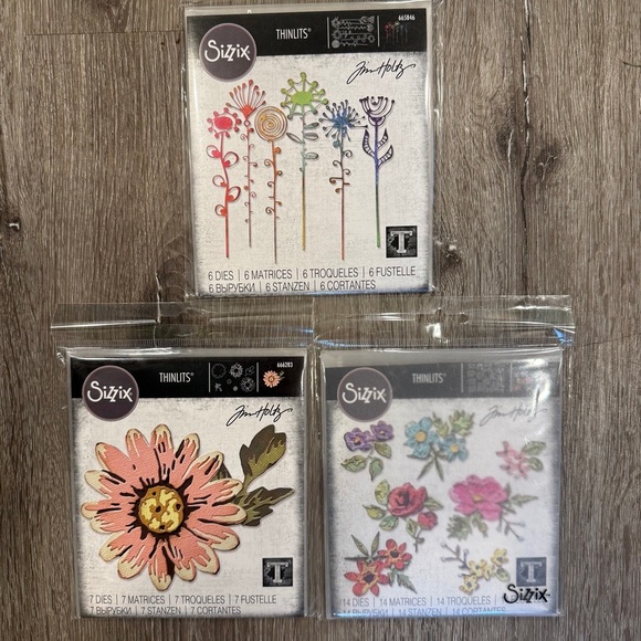 Sizzix Mixed Media Flower Die Set -Brand New - Picture 1 of 5